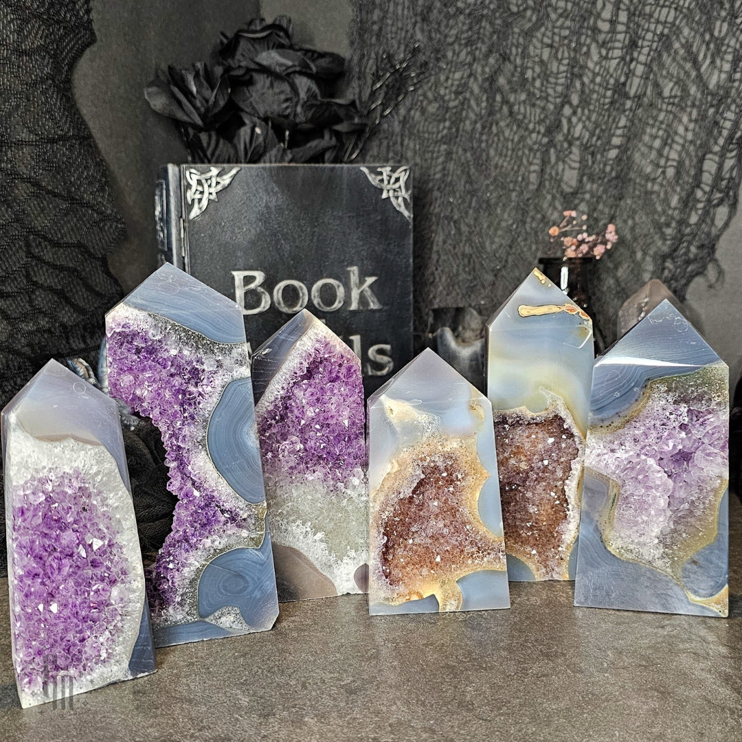 Amethyst Agate Towers Fundamental Magick