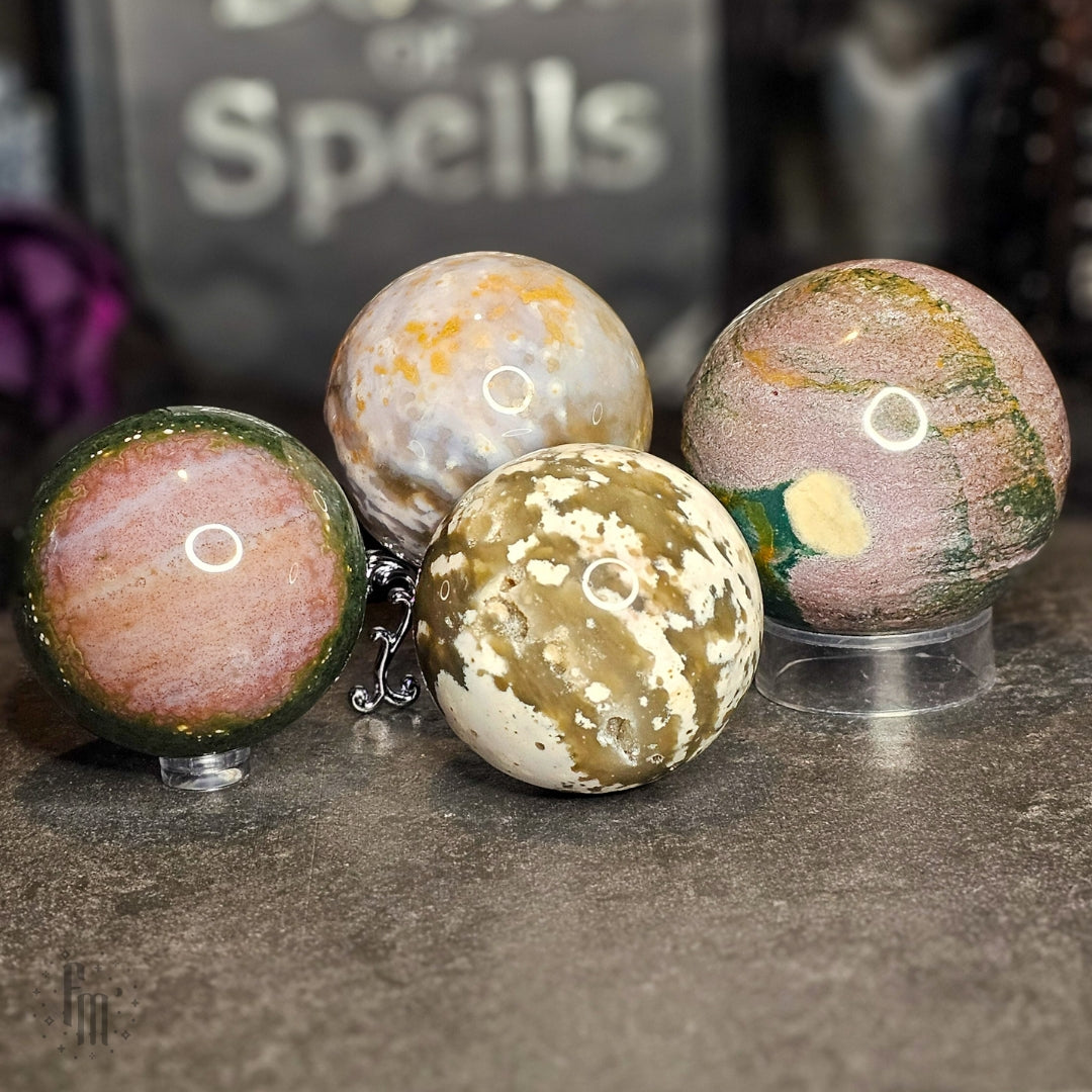 Ocean Jasper Spheres