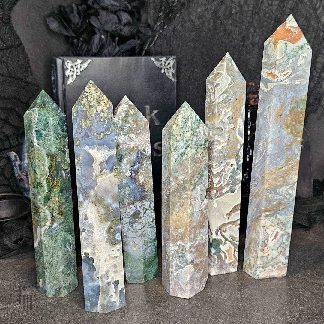 Moss Agate Towers